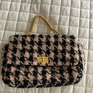 Purse Beige and Black